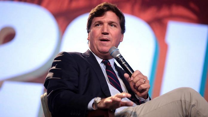 A file photo of US television host Tucker Carlson. | Photo: Flickr