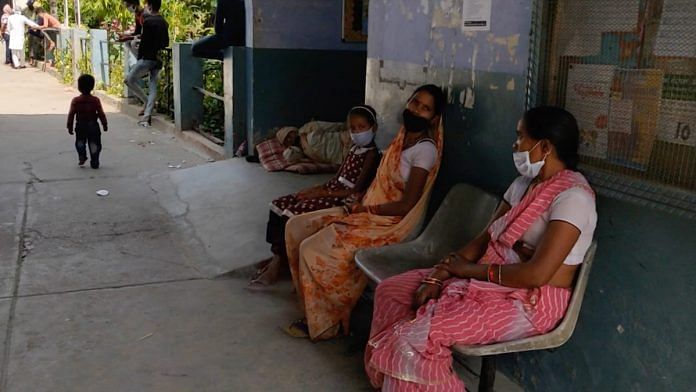 At the shelter in Nizamuddin where the 300 workers are lodged | Photo: Bismee Taskin | ThePrint