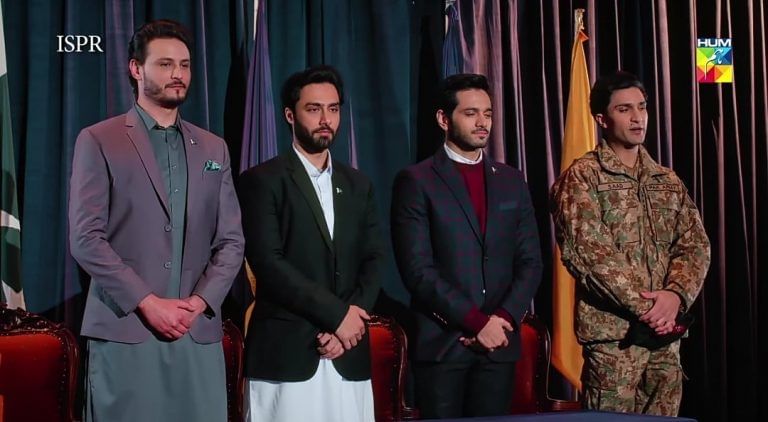 A Pakistani official, politician, army man, reporter walk into a TV show. Only one is a hero