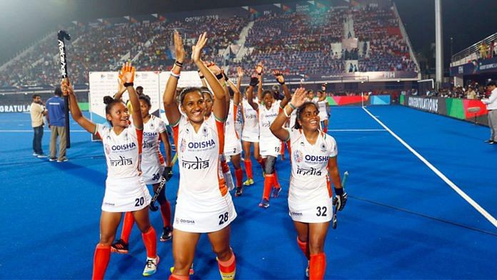 The Indian women's hockey team | Twitter | @TheHockeyIndia