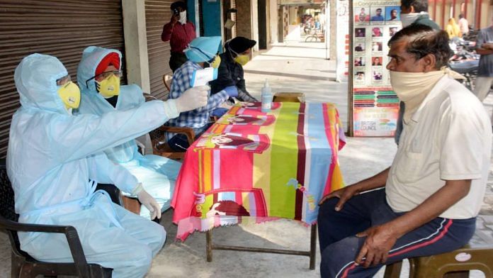 Punjab residents are screened for coronavirus in SAS Nagar | Representational image | ANI