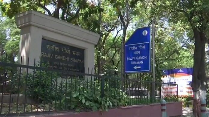 The Ministry of Civil Aviation headquarters is located at Rajiv Gandhi Bhawan in Jor Bagh, New Delhi | ANI | Twitter