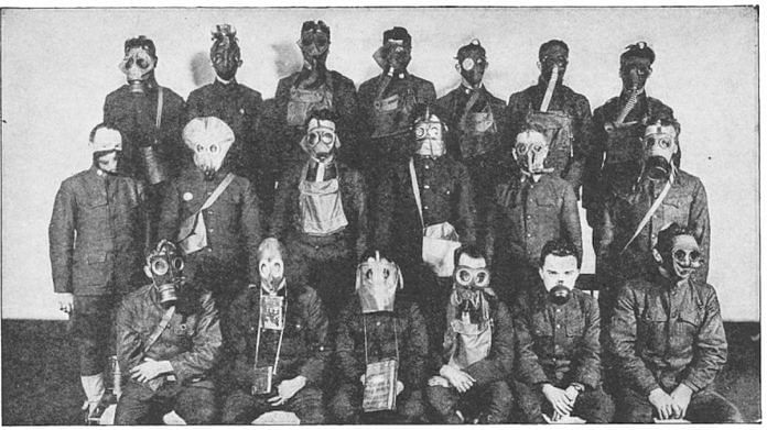 Various gas masks employed on the Western Front and Eastern Front during World War I | Wikimedia commons