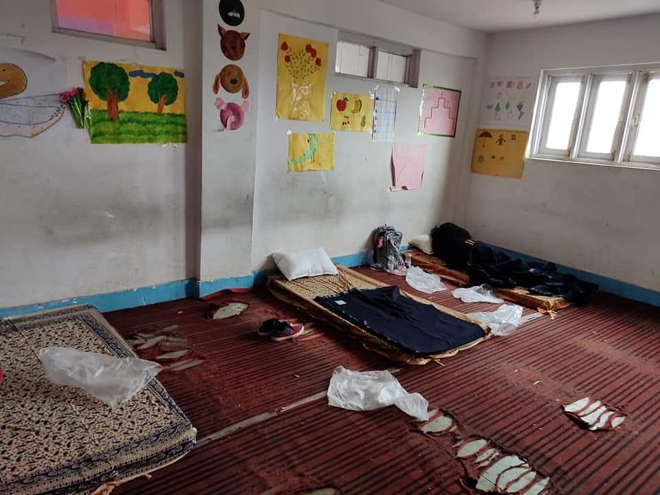 Quarantine centre at Jammu and Kashmir's Pulwama | Photo: Facebook