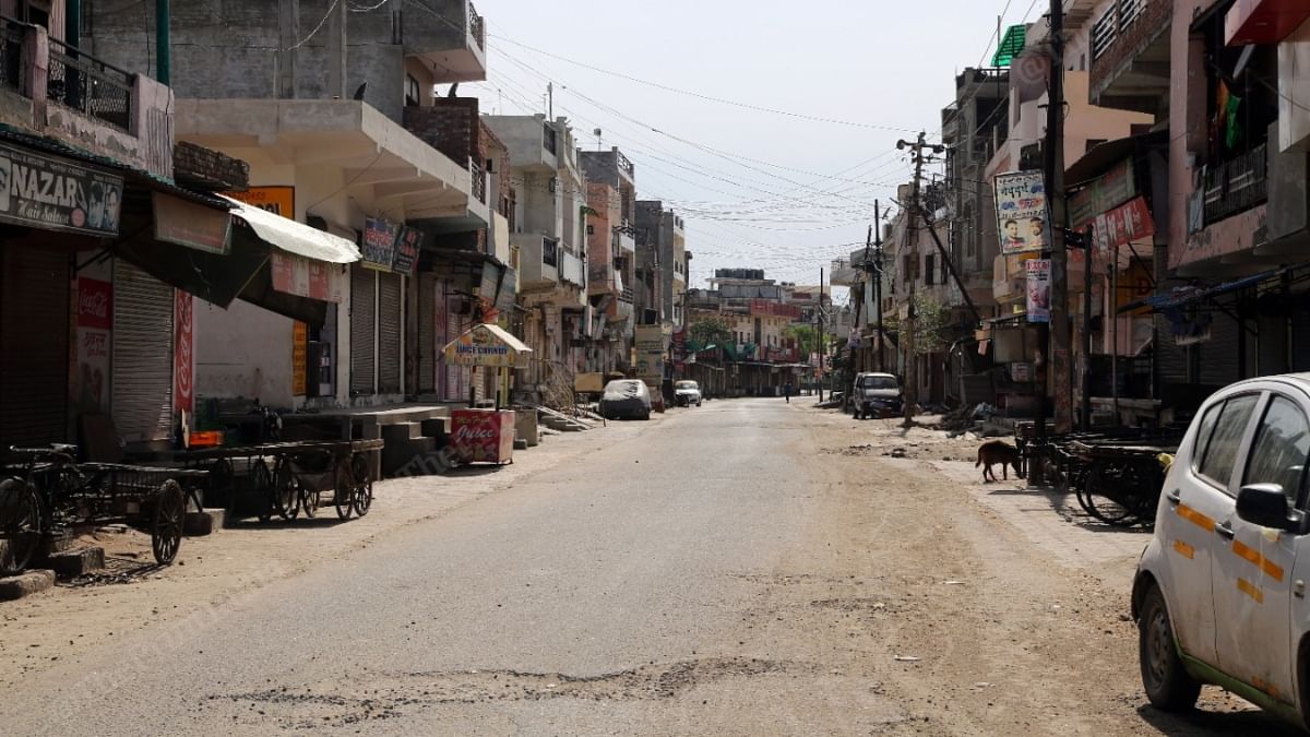 A deserted street in Pasonda village, Ghaziabad
