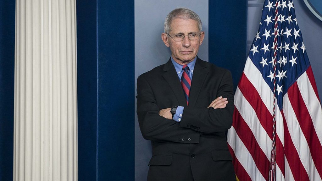 A file photo of US NIAID director Anthony Fauci. | Photo: Bloomberg/Sarah Silbiger