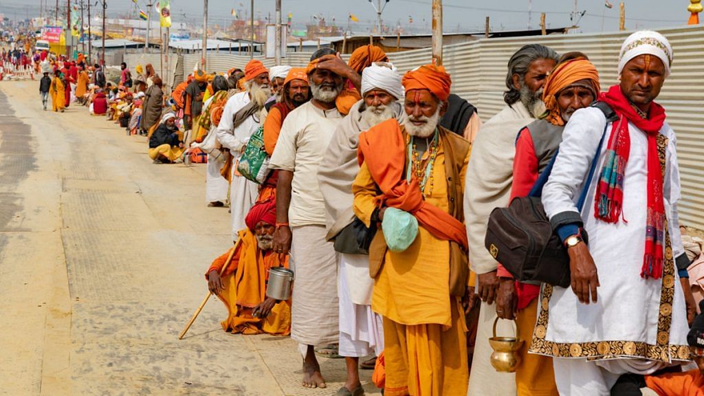 A file photo Hindu seers at Kumbh Mela 2019 in Prayagraj, Uttar Pradesh. | Representation image | Photo: Flickr