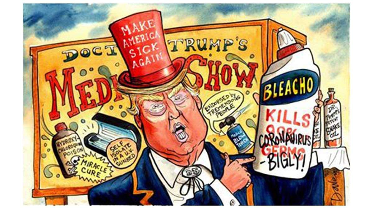 Get Donald Trump News Cartoon Background