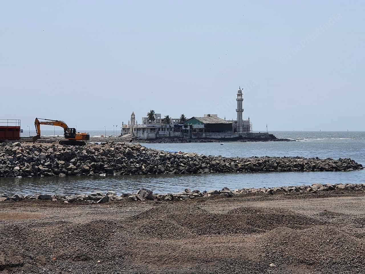 The Haji Ali Dargah, another tourist attraction lies deserted during the month of Ramzan | Photo: Soniya Agarwal | ThePrint