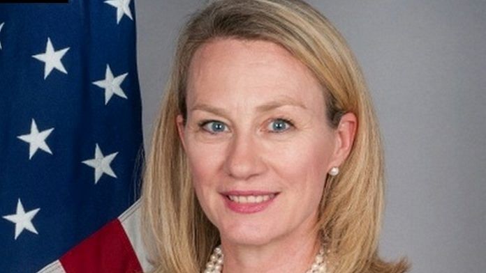 File image of Alice Wells, the US' Principal Deputy Assistant Secretary of State, Bureau of South and Central Asian Affairs | Photo: Twitter | @ANI