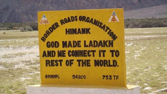 China was unhappy about a road built near the LAC in Ladakh by India's Border Roads Organisation (representational image) | Photo: Commons