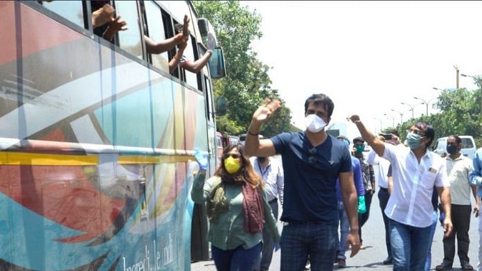 Sonu Sood organises buses for stranded migrants and students