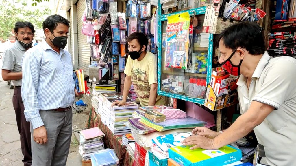 Some bookstores and stationery stores did see customers on the second day | Photo: Unnati Sharma | ThePrint