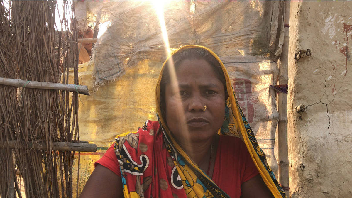 Indu Devi of Malhatola village has taken a loan from a local moneylender | Photo: Jyoti Yadav | ThePrint