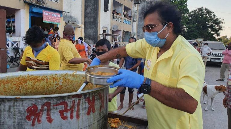 This Surat man buys 150 kg vegetables, 500 kg rice to feed 12,000 people twice a day