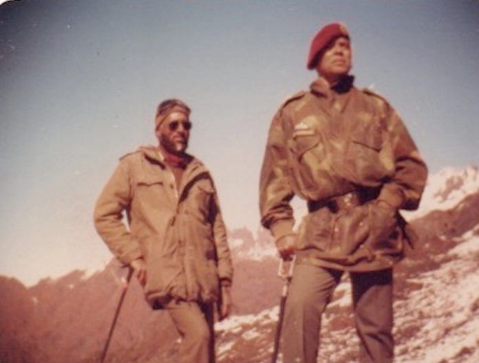 Major General J.M. 'Jimmy' Singh (left) with Lieutenant General N.S. Narahari | Photo: Special arrangement/Lt Gen J.M. Singh (Retd)