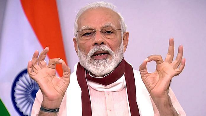 Prime Minister Narendra Modi addresses the nation Tuesday | Photo: ANI