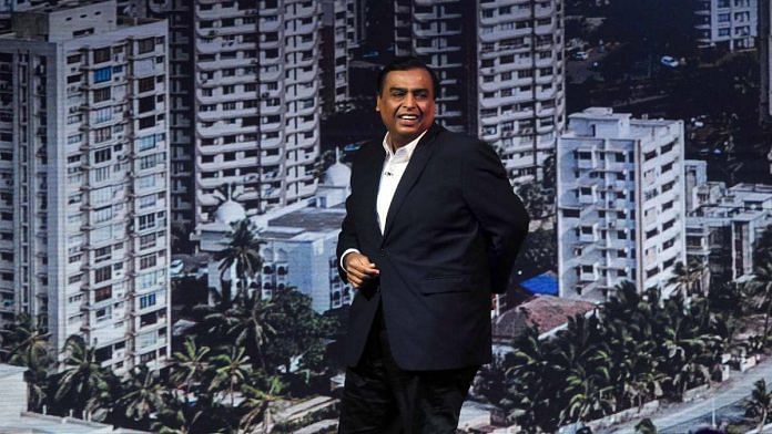 File image of Reliance Industries chairman Mukesh Ambani | Photo: ANI