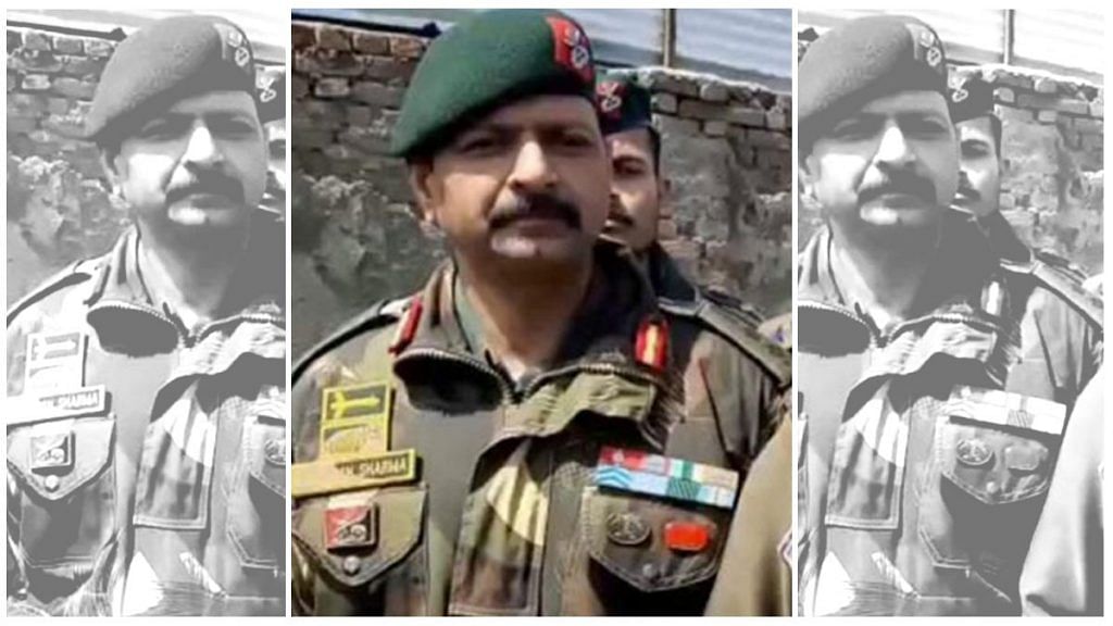 Col. Ashutosh Sharma, CO of 21 Rashtriya Rifles, was among the five security personnel killed in the Handwara encounter | Image: ANI | ThePrint Team