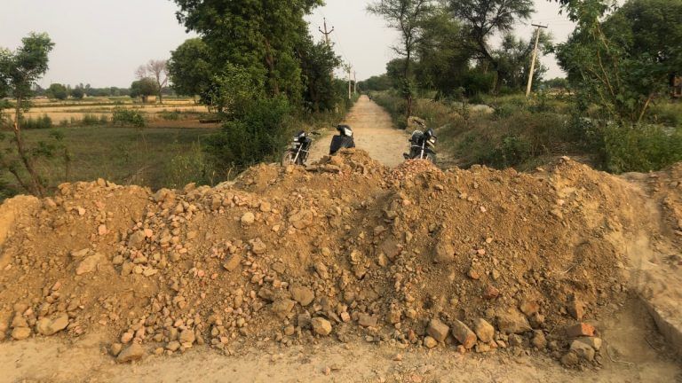 To stop entry of ‘corona carriers’ from Delhi, Haryana digs up roads after sealing borders