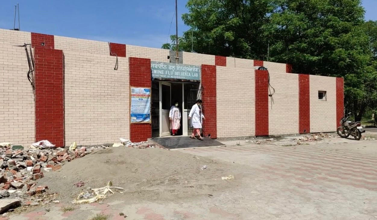 The testing centre at Government Medical College and Hospital, Amritsar | Urjita Bhardwaj | ThePrint