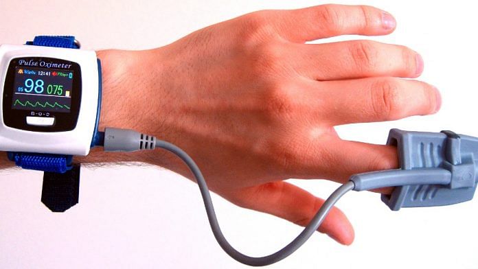 A pulse oximeter | Wikimedia Commons