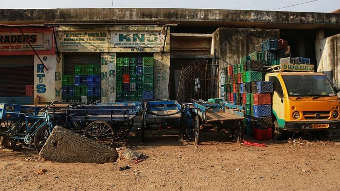 The Koyambedu market has been shut since 5 May | Photo: Manisha Mondal | ThePrint