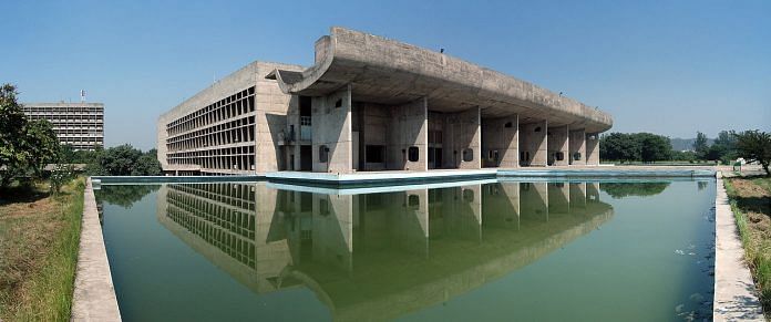The Capitol Complex building in Chandigarh | Wikimedia commons