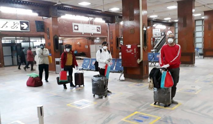 Representational image | Indian nationals at Kathmandu airport | ANI