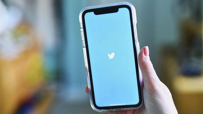 The Twitter Inc. logo is displayed on a mobile phone | Representational image | Gabby Jones | Bloomberg