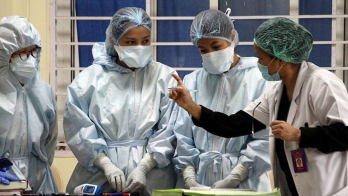 Healthcare workers in Sikkim (representational image) | Photo: ANI