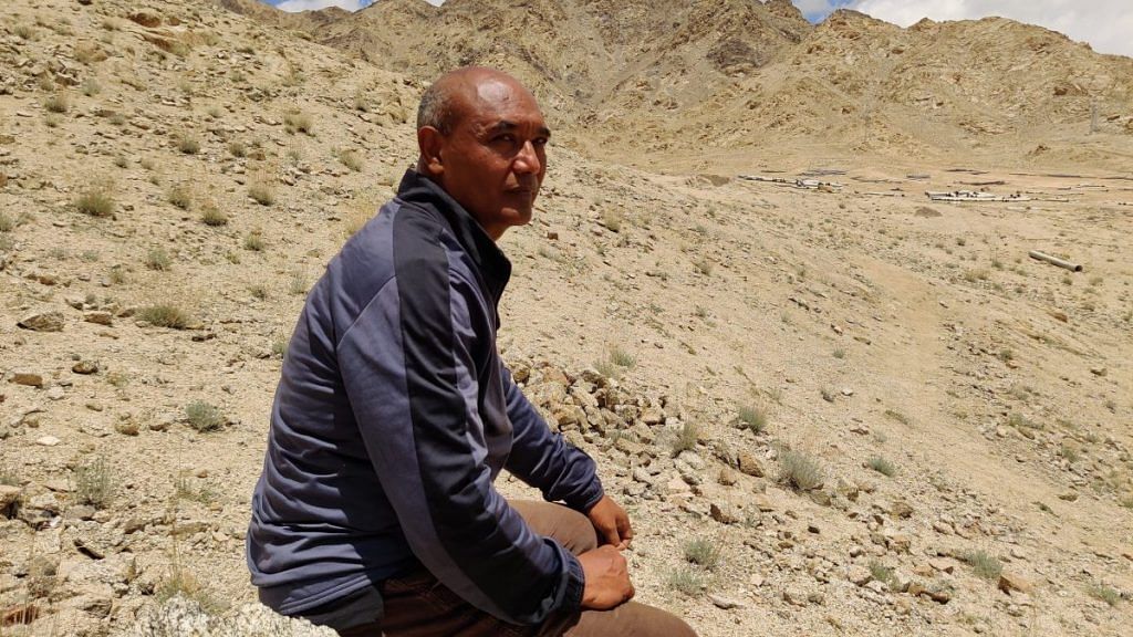 Colonel (retd) Sonam Wangchuk in Leh | Photo: Sajid Ali | ThePrint