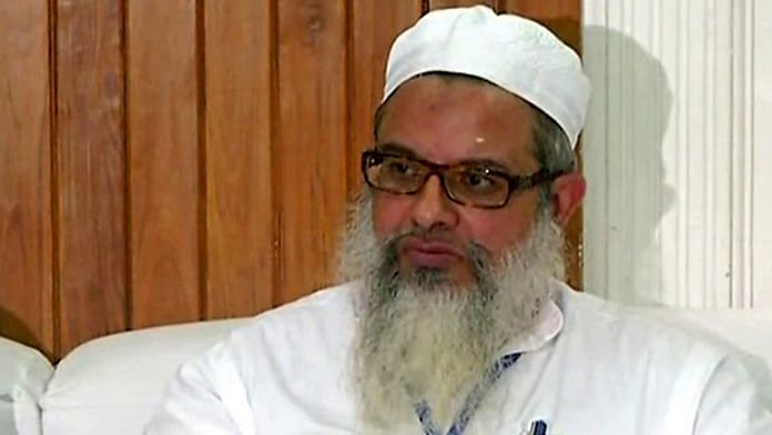 File photo of Jamiat Ulama-i-Hind leader Mahmood Madani | Photo: ANI