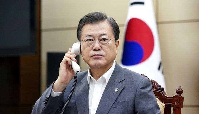 File photo of South Korean President Moon Jae-in | Twitter
