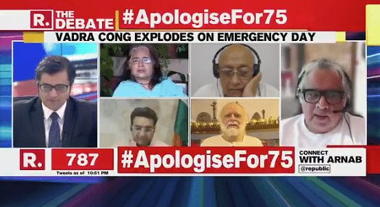 Arnab wants Congress apology for Emergency, Amish Devgan on 'responsible'  Amit Malviya