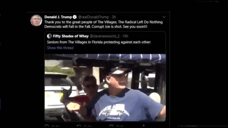 Trump tweets, then deletes, video of fan yelling ‘white power’
