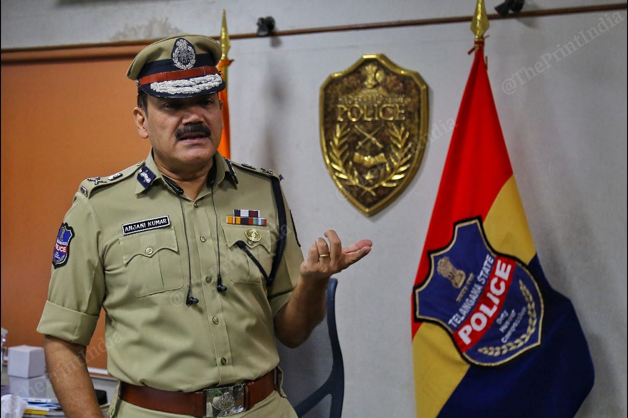 Hyderabad Police Commissioner Anjani Kumar | Photo: Suraj Singh Bisht | ThePrint.