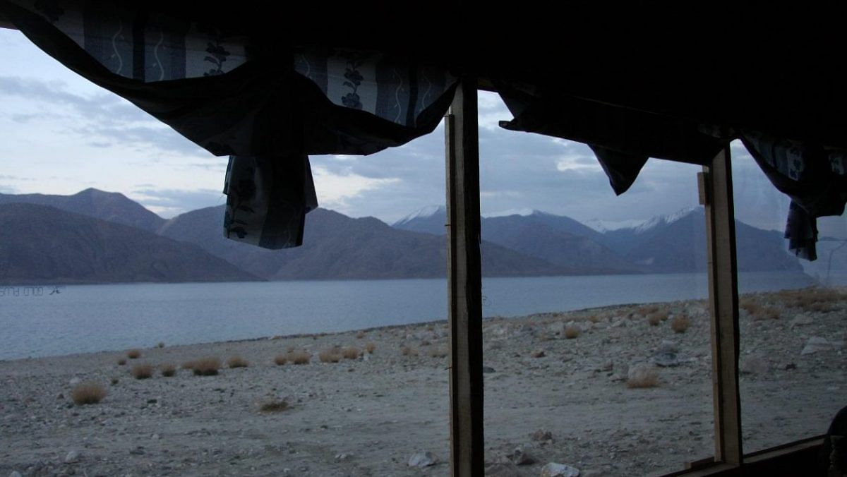 A file photo of Pangong Lake in Ladakh | Visharad Saxena | Special arrangement