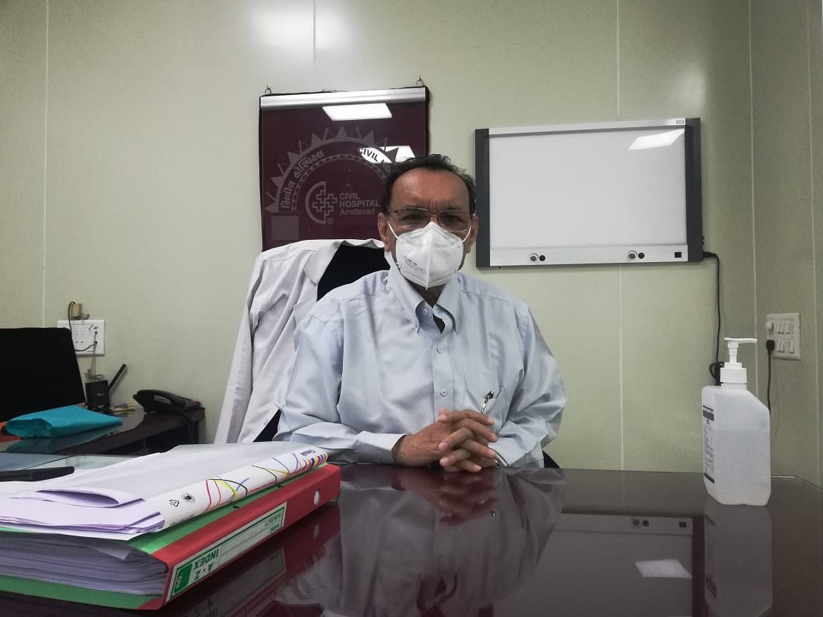 Dr. M.M. Prabhakaran, officer on special duty, Ahmedabad Civil Hospital | Photo: Swagata Yadavar | ThePrint