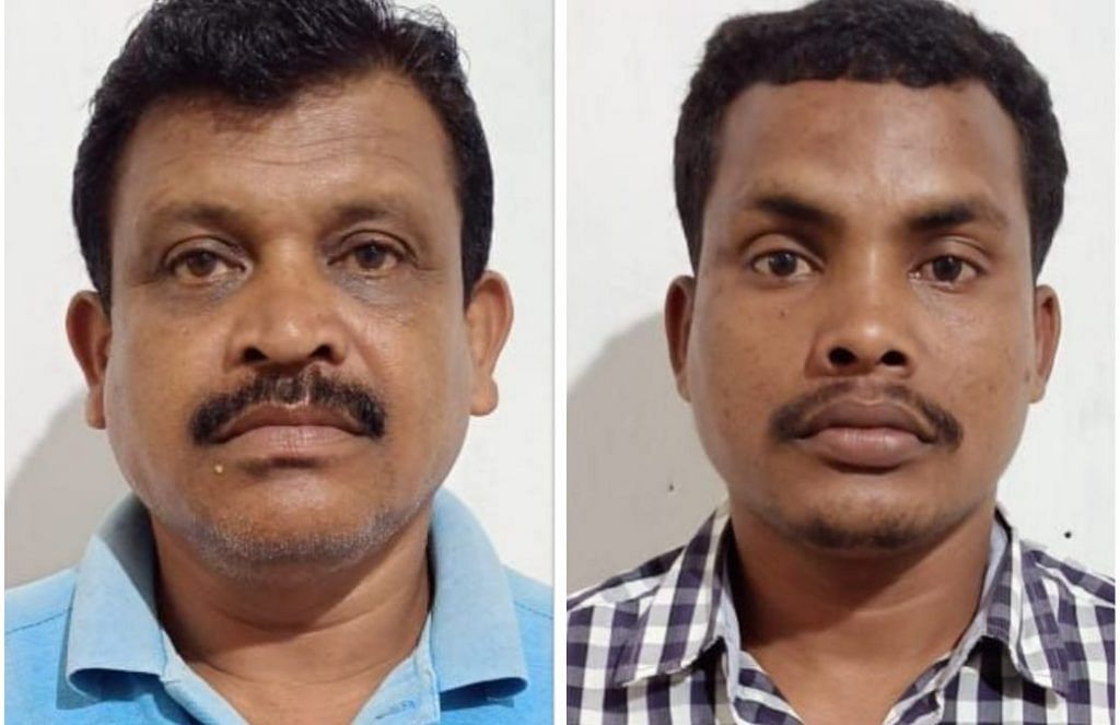 Dantewara BJP district vice-president Jagat Pujari (L) was arrested on 13 June along with fellow accused Ramesh Usendi | By special arrangement