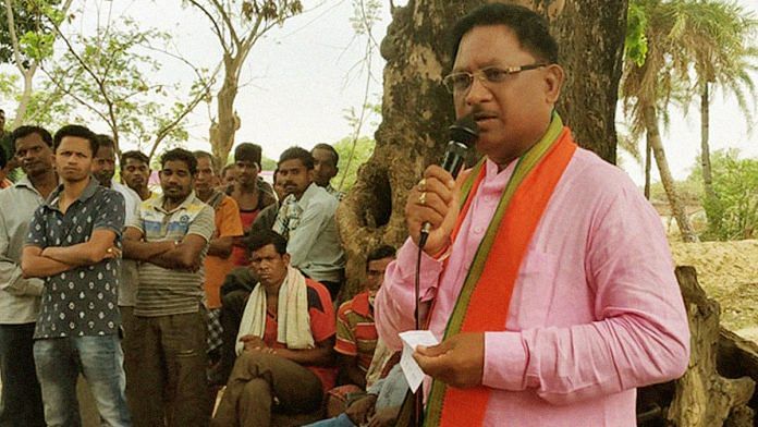 A file photo of former Union minister and new Chhattisgarh BJP chief Vishnu Deo Sai. | Photo: Facebook/Vishnu Deo Sai