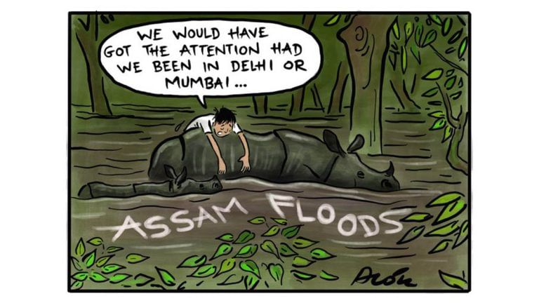Invisible Assam floods’ coverage, and coronavirus says thank you to Indians