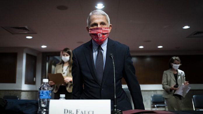 Anthony Fauci arrives to a Senate HELP Committee hearing on June 30. | Bloomberg
