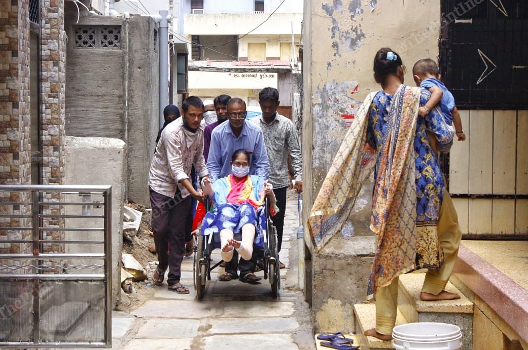 Misbah's entire family welcome her home after her 70-day hospitalisation and help her to settle in | Praveen Jain | ThePrint