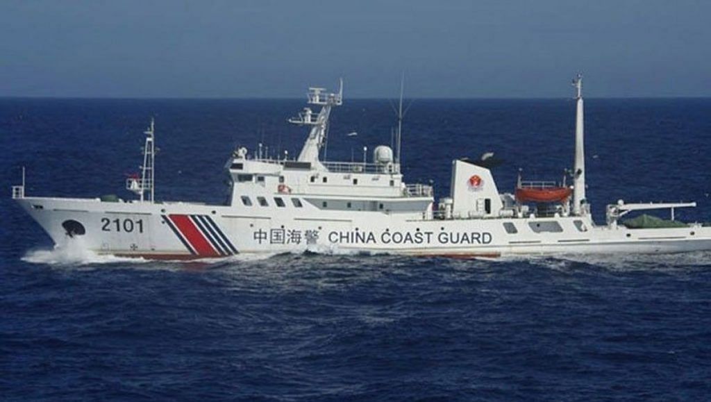 Representational image | A China Coast Guard vessel | Twitter/ Ambuyo