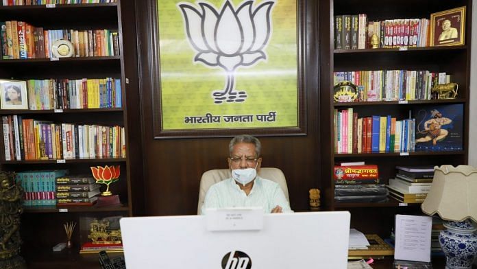 BJP leader Om Prakash Mathur | Twitter: @OmMathur_bjp
