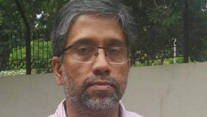 File photo of associate professor of Delhi University Hany Babu Musaliyarveettil Tharayil | Twitter