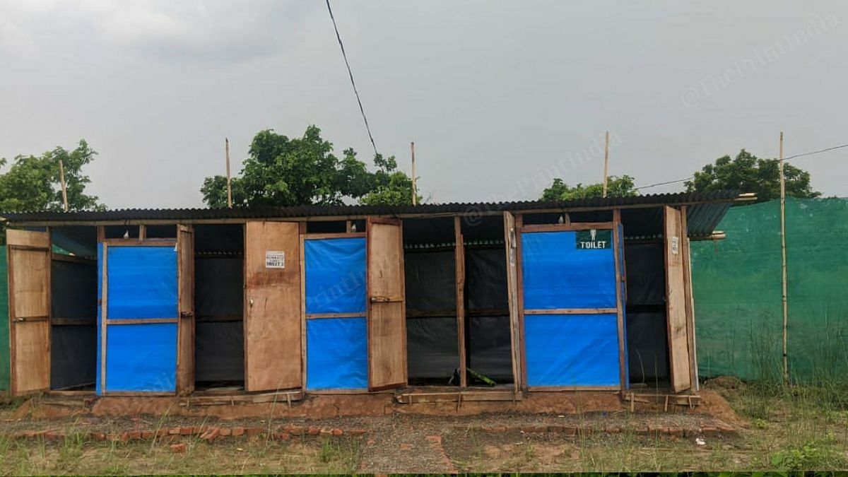The police team had installed power and water supply connections and set up makeshift toilets, so that at least basic amenities were taken care of | Yimkumla Longkumer | ThePrint
