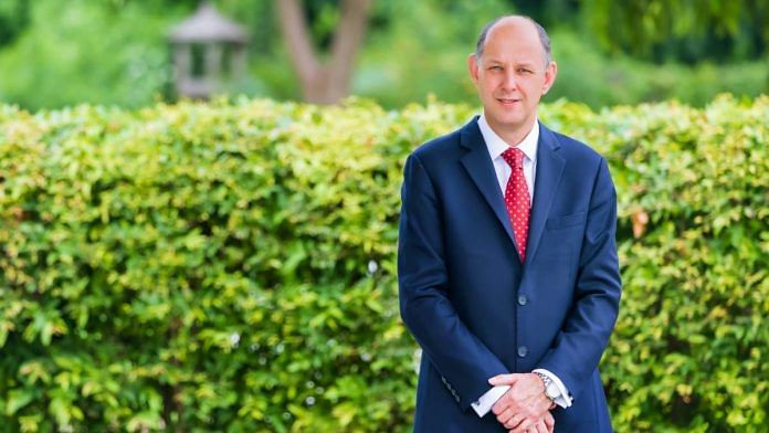 British High Commissioner to India, Sir Philip Barton | By special arrangement