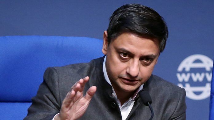 File image of Principal Economic Advisor Sanjeev Sanyal | Photo: ANI